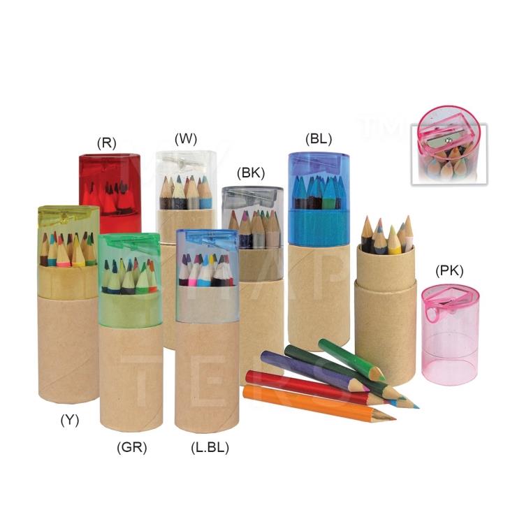 CLP 4633 Colour Pencil & Sharpener (12 pcs)