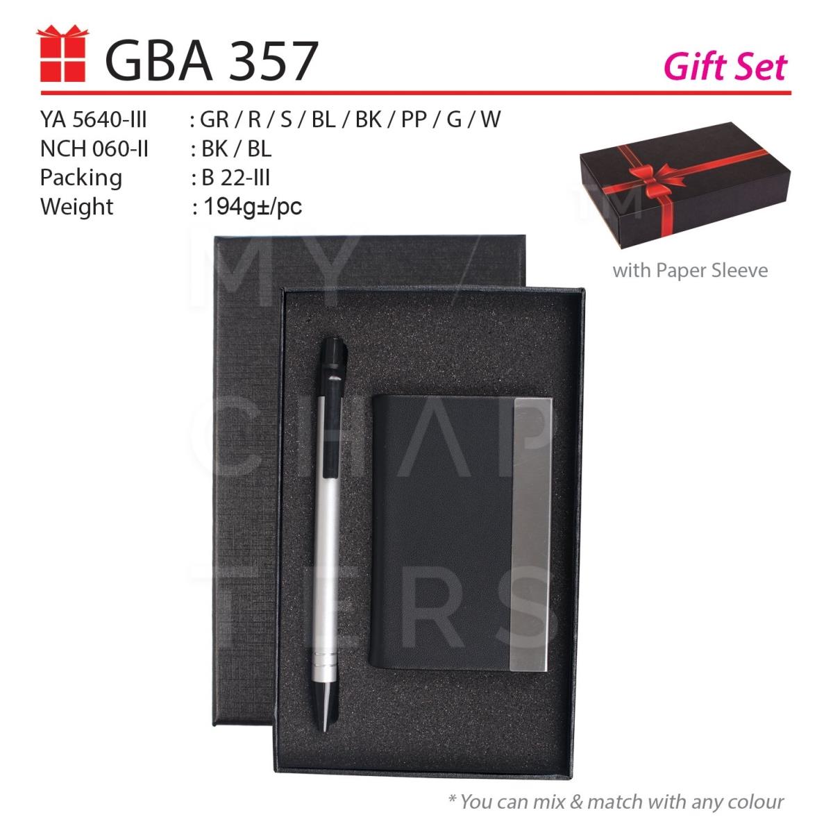 GBA 357 Gift Set